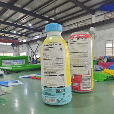 Custom Inflatable Beverage Can and Bottle Advertising Models with Full Color Printing for Brand Promotions Exhibitions Festivals and Retail Displays
