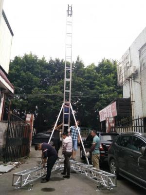 6m  Height Screw Aluminum Line Array Speaker Truss System for Sounds