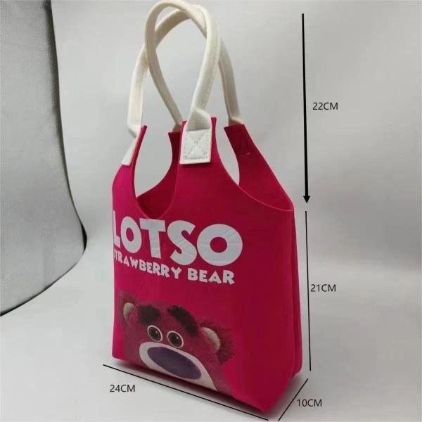 sustainable Eco Friendly Custom Logo Women'S Large Capacity Grocery Felt Bag Reusable Colorful Felt Shopping Tote Bags For Shopping