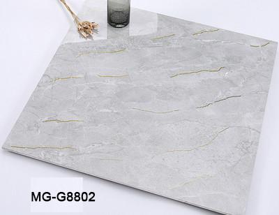800x800mm Golden Glazed Polished Porcelain Tile 3D Inkjet Printing