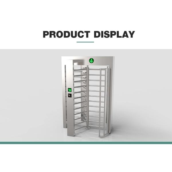 Single Entrance Full Height Turnstile Mechanism For Railway Station