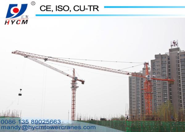 Tower crane 10 ton QTZ6018 Topkit Hammerhead Tower Crane with 60m Jib