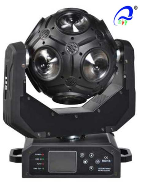 12 Pcs * 12W LED Beam Football Moving Head Light Disco Lighting 0 - 100% Linear