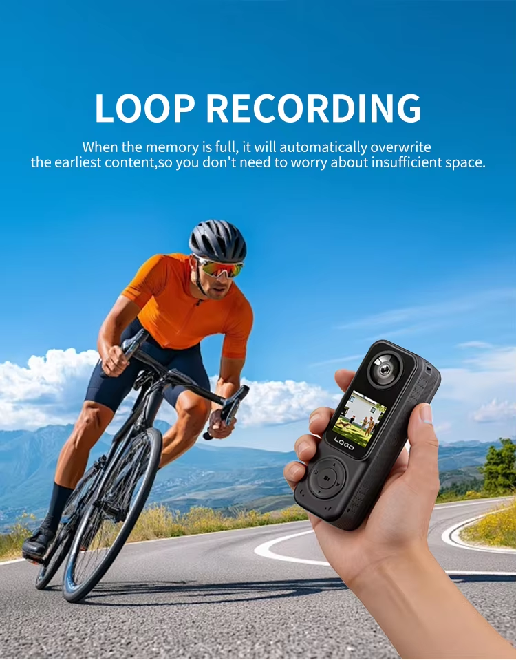4K HD Smart Pocket Camera Infrared Night Vision Body Camera Clip Camcorder Audio Recording
