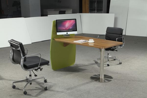 Office Employee Computer Workstation Furniture Face To Face Desk Strong Wearability