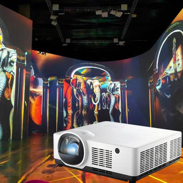High Precision Short Throw Laser Projector 6000 Lumens For Immersive Projection