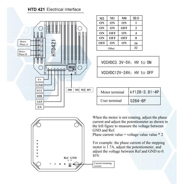 Интегрированный модуль регулятора Stepper мотора NEMA 17 параллельный интерфейс 2 участков