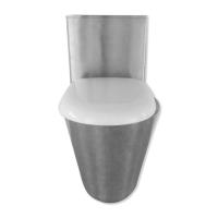 Toilette extérieure de train de balle de miroir avec la rangée d'au sol du réservoir d'eau 3000ml