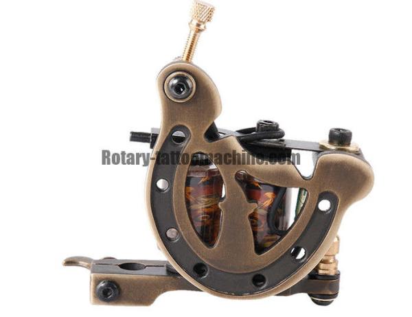 Copper Shrapnel Liner Machine Tattoo , Pure Brass Tattoo Machine Gun Lightweight