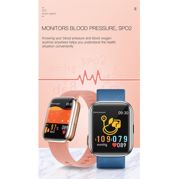 180mAh Heart Rate Blood Pressure Bracelet , 1.3 Inch Bp Monitor Smart Band Sleep Tracking