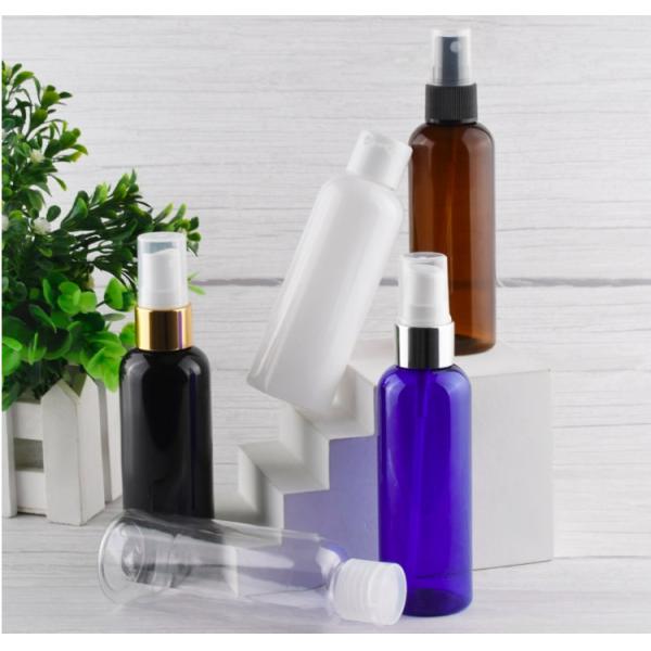 Durable Cosmetic Bottles Plastic , OEM Lightweight PET Lotion Bottle