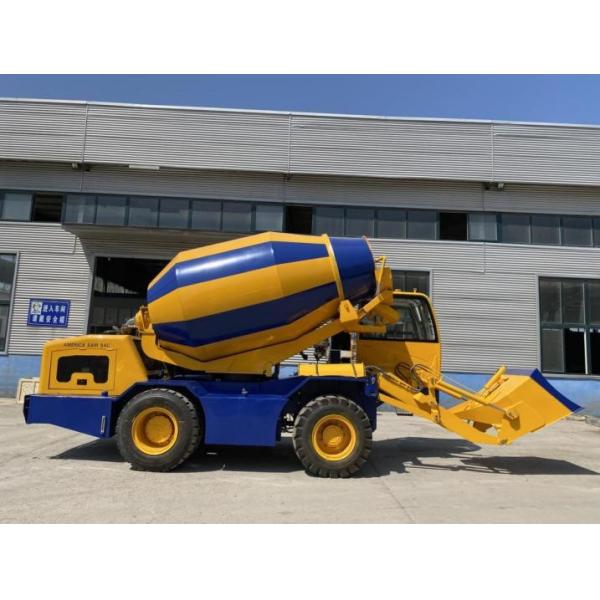 Full Automatic Mobile 2 Cubic Meters Self Loading Concrete Mixing Truck Mixer KD5000