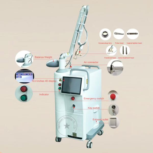 CO2 Fractional Laser Machine For Scar Removal Skin Renewal and Female Intimate Area Tightening and Firmness Enhancement with 10600nm Gold Standard Laser