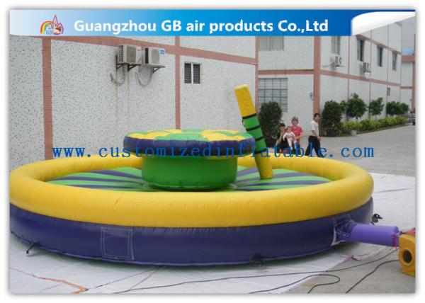 Round Inflatable Gladiator Game  , Inflatable Duel Combat For Jousting Arena