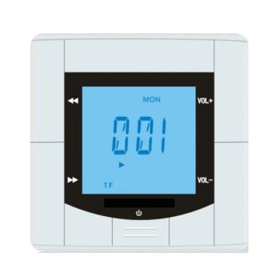 Crystal panel wireless Multi Room Audio Controller for smart home audio system