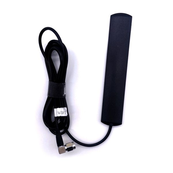 High-gain 4G 5G WIFI NB-IoT Zigbee Adhesive T-bar IoT Antenna 698-960MHz/1710-2690MHz -JW1.5 Connector RG174 Cable RIDA