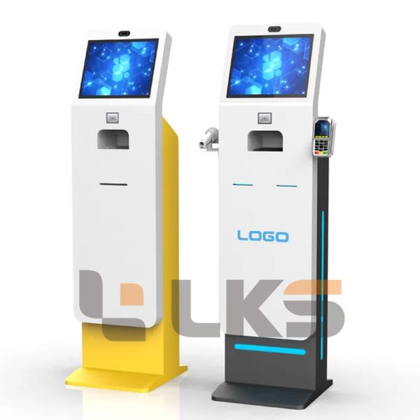 Multi Biometric Access Control Visitor Kiosk All In One Intelligent Visitor Management Terminal
