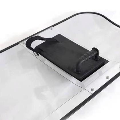 Lightweight Anti Riot Shield PC Shield With 342J Impact Rating Ergonomic Grip