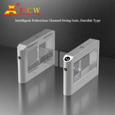 HCW SS304 Pedestrian Access Control  Barrier Turnstile Gate 3.6cm Card Reading
