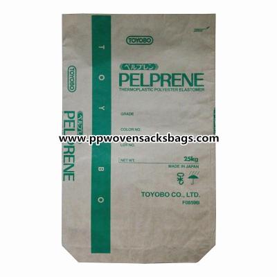 Three Plies Kraft Paper Multiwall Paper Bags