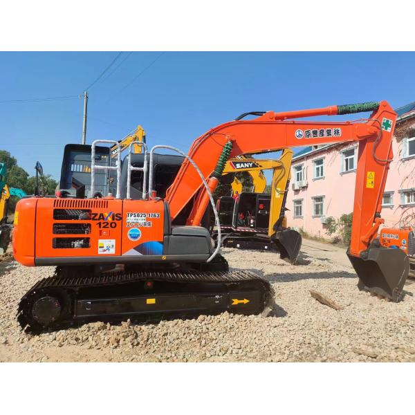 12200KG Hydraulic Second Hand ZX120 Hitachi Excavator Crawler Diggers 120