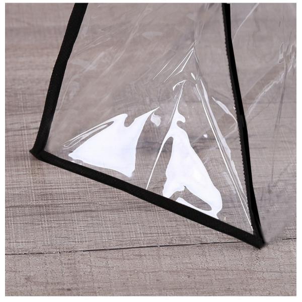 Travel Environmental PVC SHOPPING BAGS / Storage Clear Stadium Bag Cosmetic Bag With Zipper PVC BEACH BAG
