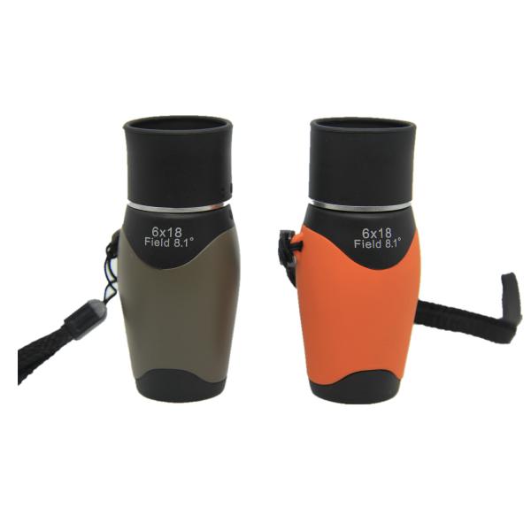 Kids / Adult Lightweight Travel Binoculars BK7 Prism 18mm Objective Diameter