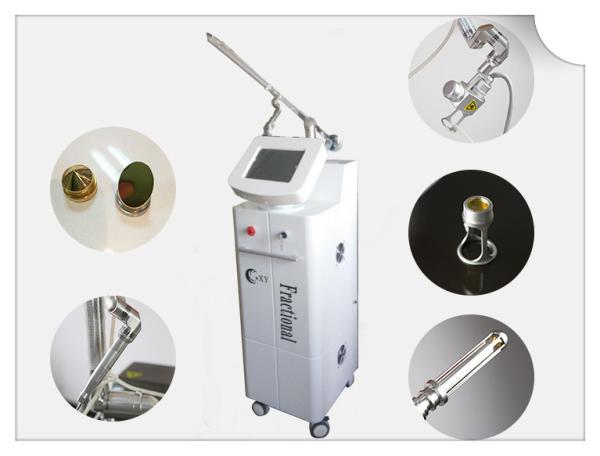 RF Metal Tube Fractional Co2 Laser For Acne Scars / Hircus / Wrinkle Removal