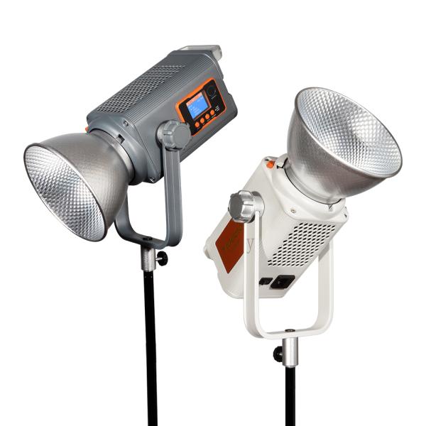 300w 耐久日光写真照明 全アルミ合金体 ZR-300BI 二色コブライト フォトフィールライト