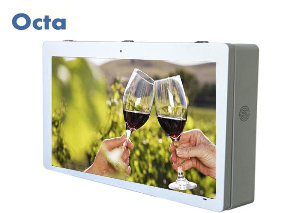 Outdoor Free Standing Digital Signage Sunlight Readable For Advertising
