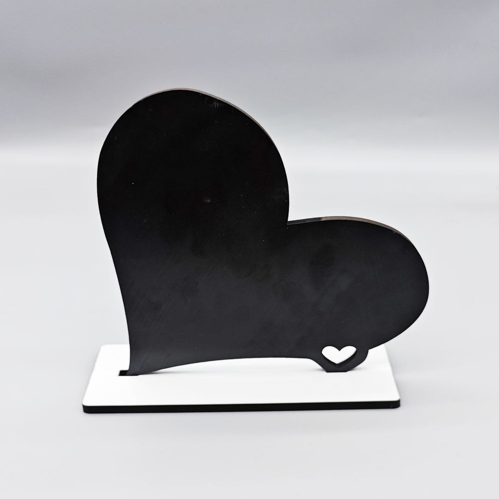 Eco-Friendly Heart-Shaped Mdf Sublimation Photo Frame For Lover Personalized Photo Frames For Valentine'S Day