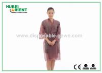 Cor confortável Maciço não tecido Disponível Uso Kimono Vestido Sauna Vestido Para Spa