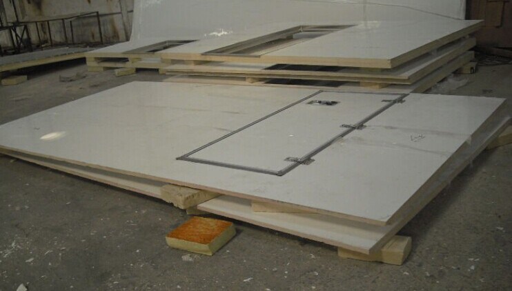 FRP Honeycomb Sandwich Panel Insulated Dry Freight Truck Bodies White Color