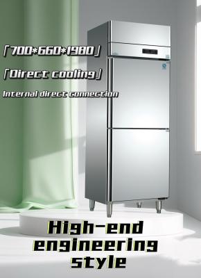 High End 2 Door Commercial Freezer Internal Connection Restaurant Refrigerator Freezer