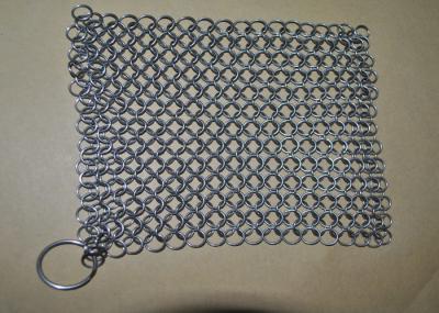 Purificador de aço inoxidável do GV Chainmail, líquido de limpeza do ferro fundido de 30 campainhas para a limpeza da bandeja de Kichen