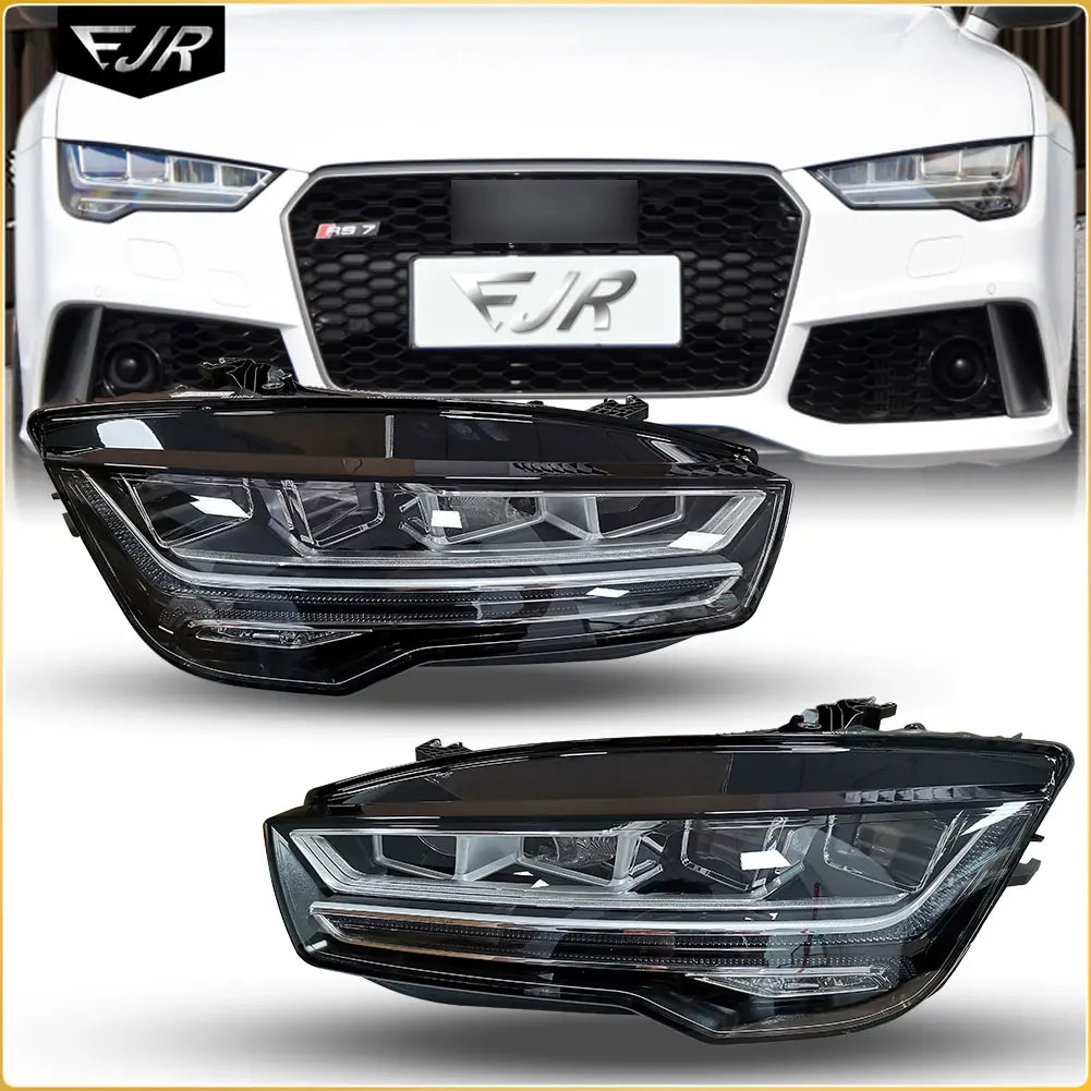 Матричная сборка фар для Audi A7 модификация 2011 по 2018 год Все светодиоды от старого до нового фронтального света