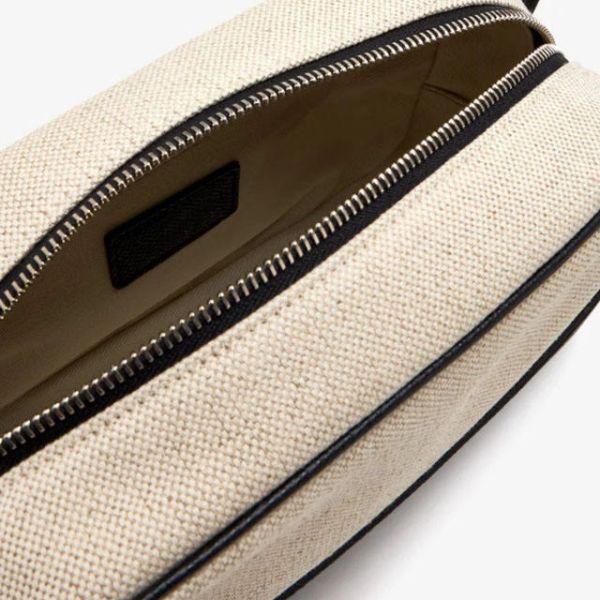 Pu Leather Trim Wash Bag Travel Men Essentials Soft Toiletry Bag Custom Logo
