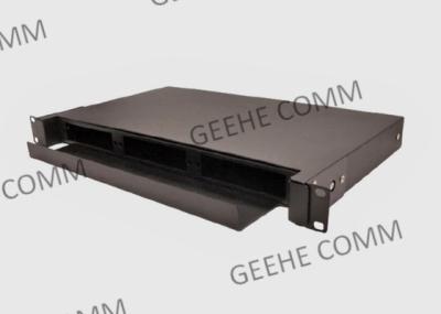 Empty 24 Port Simplex 24 Fiber ST Patch Panel Faceplate