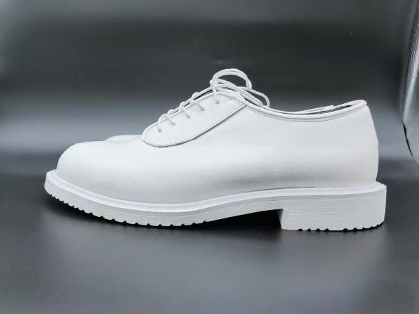 Steel Toe White Shoes Unisex PU Sole Safety Shoes Anti Smash Anti Puncture