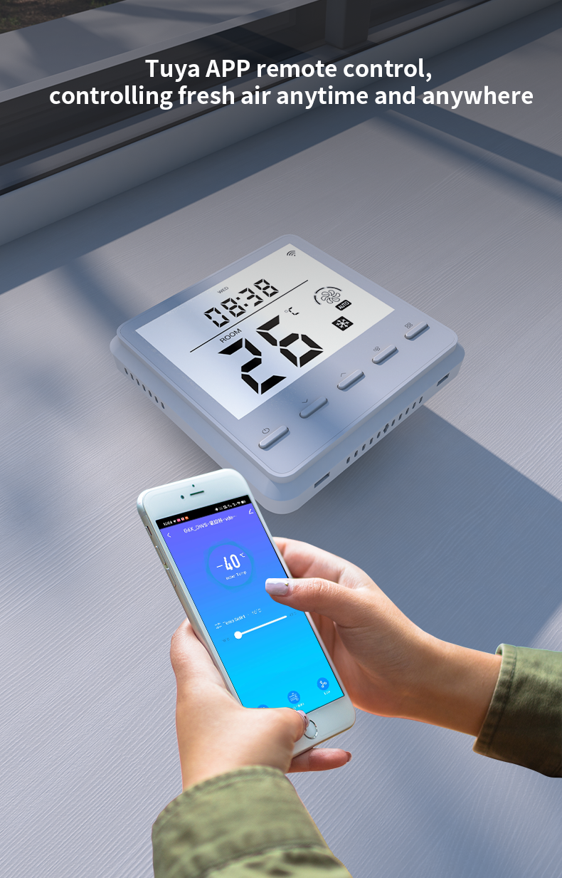 HVAC Room Thermostat Heating Cooling Temperature Controller