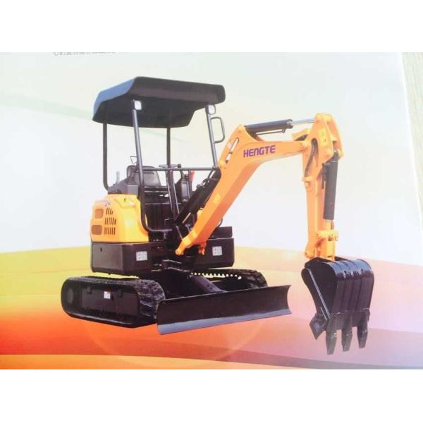 2350rpm 2 Ton Mini Excavator , 3km/H Mini Crawler Excavator
