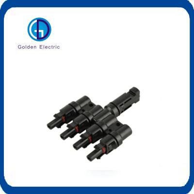 Dust Resistance Solar MC4 Connector Easy installation For Photovoltaic Branch T System