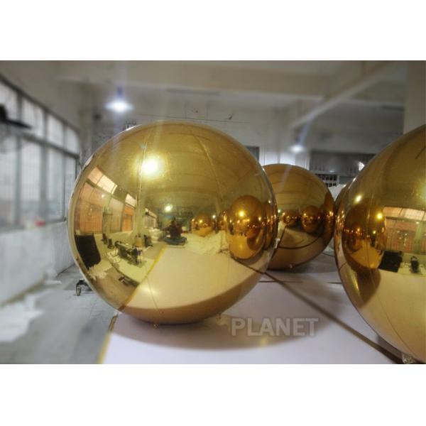 Waterproof PVC Inflatable Mirror Balloon For Advertising Activity