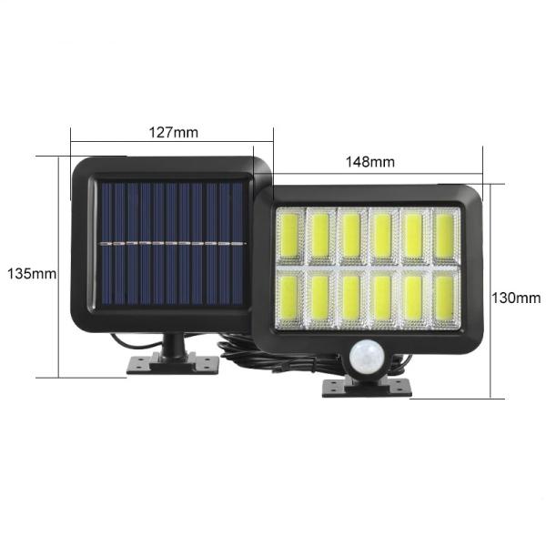 Outdoor Portable Solar Rechargeable Emergency Camping Lamp IP65 Grade and ABS Material