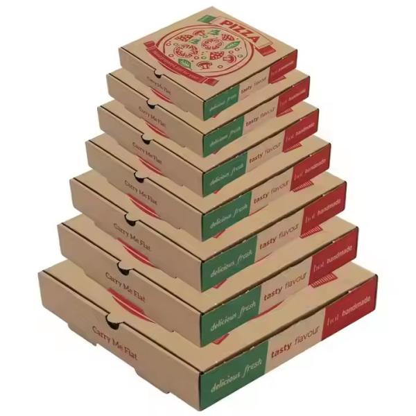 Wholesale, Custom-Printed: Eco-Friendly & Disposable Fast Food Pizza Boxes - Affordable Packaging Solution