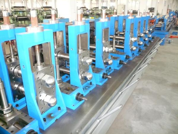 Straight Seam Round Tube Mill 30-120mm/min High Frequency Pipe Making Machine