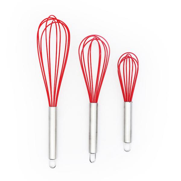 Multifunctional Silicone Egg Whisk Stirring Tools for Home Kitchen 8/10/12 inch Beater