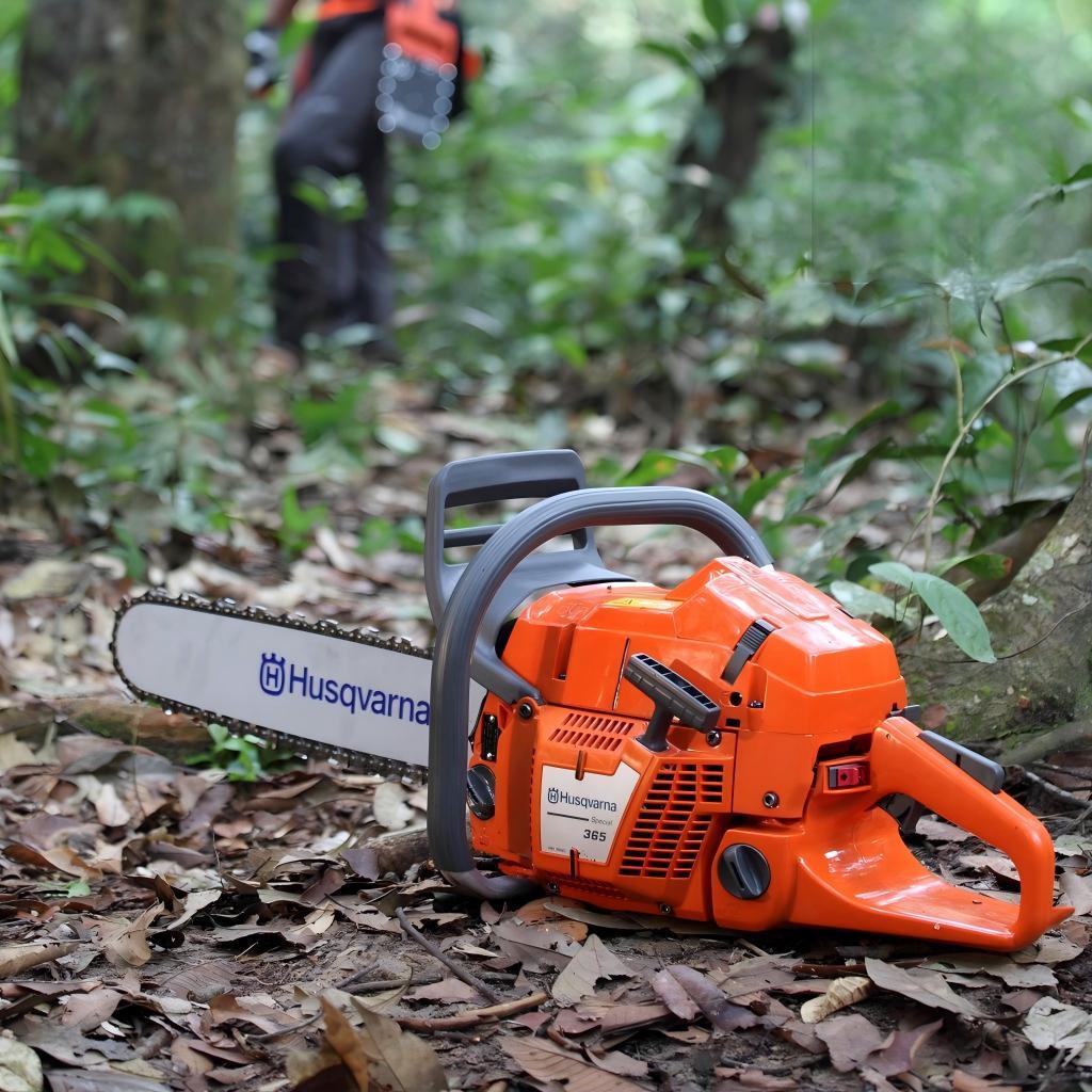 Husqvarna 365 Chainsaw with Original Logo Professional 65cc Gasoline Chain Saw for Forestry Farm Wood Cutting