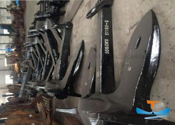 Type C Hall Type Anchor , River Boat Anchors 100kgs To 46000kgs Weight