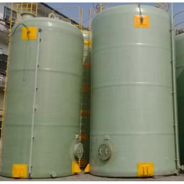 Vertical / Horizontal FRP Chemical Tank Hydrochloric Acid Sulfuric Acid Alkali Water And Fuel Tank
